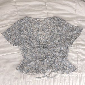 ~et clet boutique sheer floral top